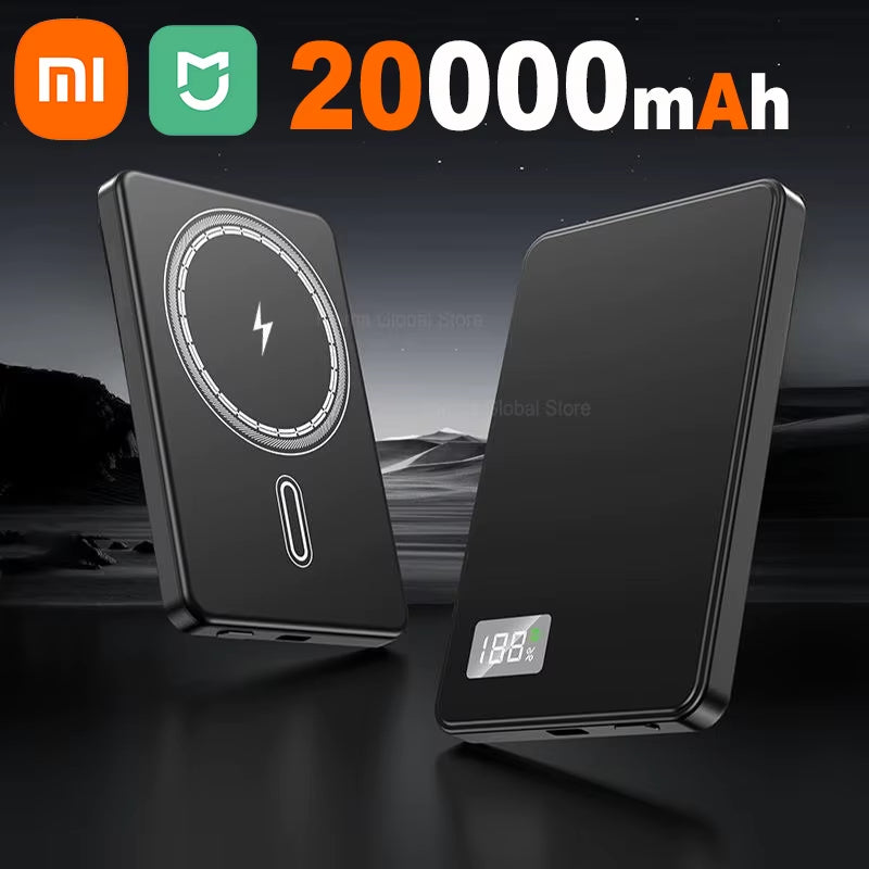 Xiaomi 50000Mah Portable Magnetic Wireless Powerbank PD22.5W Fast Charging External Battery for Magsafe for Iphone Samsung