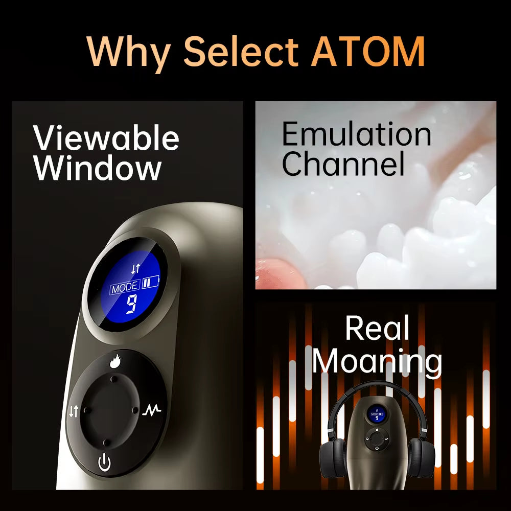 Smart Sex Robot for Men Vacuum Oral Sex Sucking Automatic Male Masturbator Heating and Moaning Adult Goods for Men