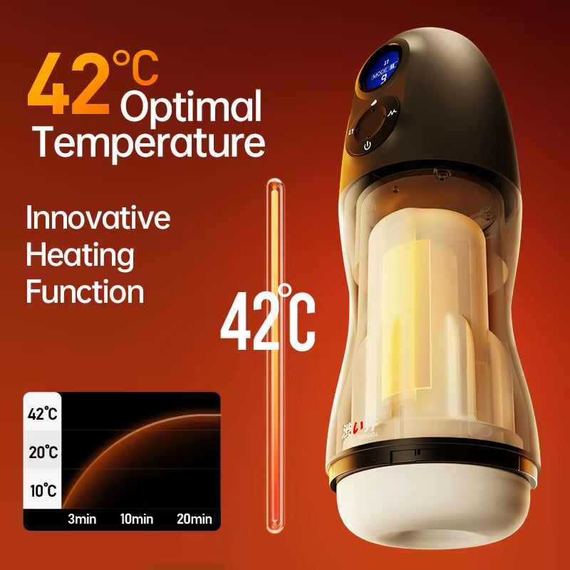 Smart Sex Robot for Men Vacuum Oral Sex Sucking Automatic Male Masturbator Heating and Moaning Adult Goods for Men