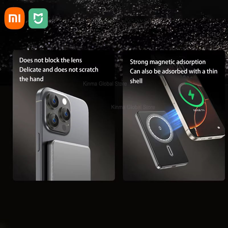 Xiaomi 50000Mah Portable Magnetic Wireless Powerbank PD22.5W Fast Charging External Battery for Magsafe for Iphone Samsung